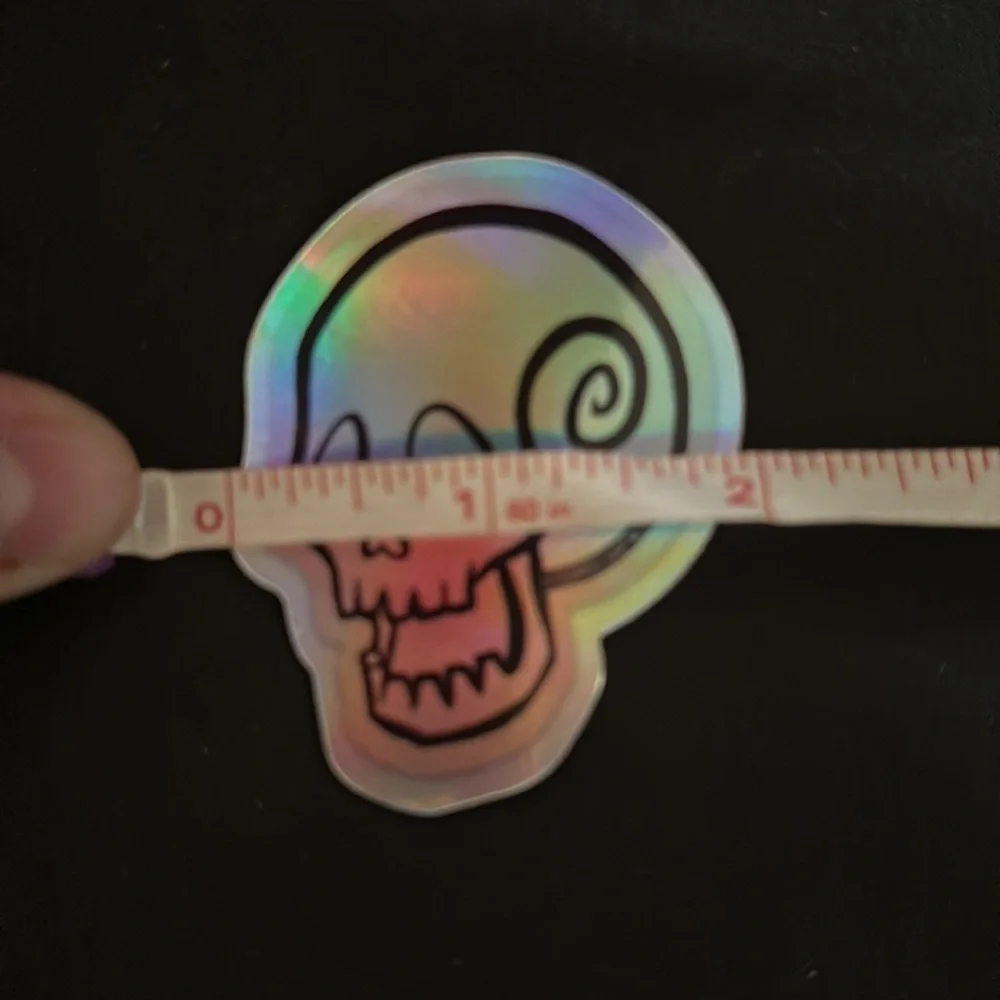 Holographic skull stickers/decals